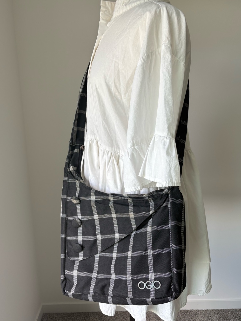 Ogio Plaid crossbody bag